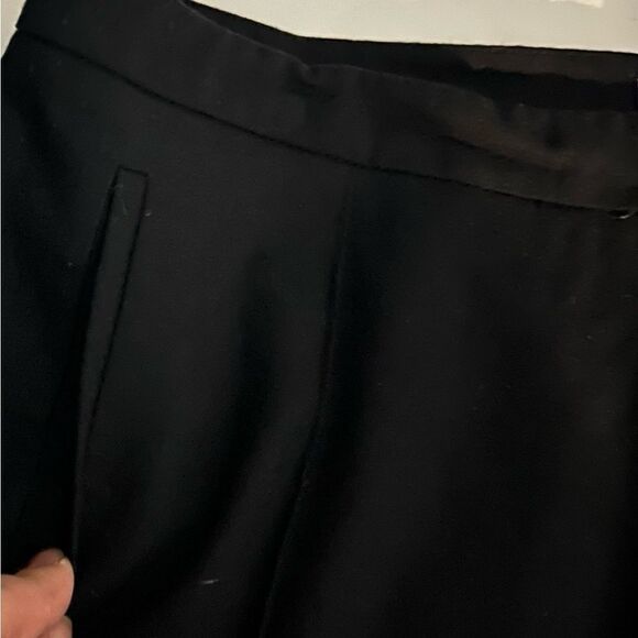Armand Ventilo Black 100% Wool Lined High Rise Cuffed Pants Size 10 - Picture 9 of 12